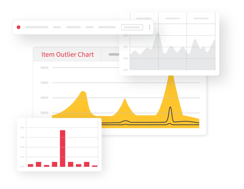 StockIQ Unusual Sales Detection screens