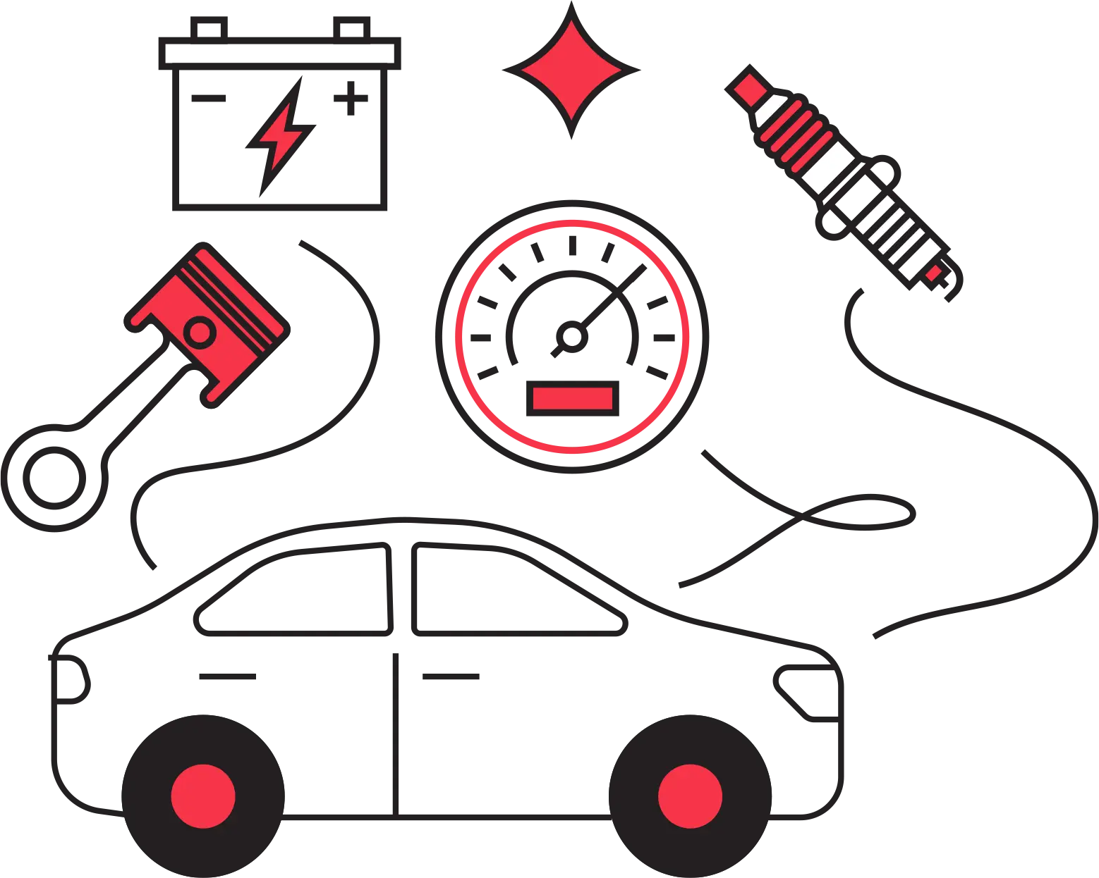 Autoparts Illustration