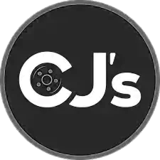 CJs Tire Automotive Logo Grayscale transparent