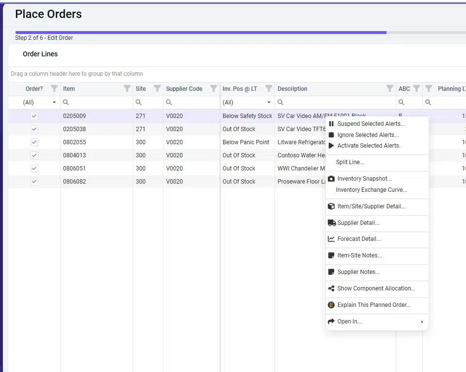 Product Replenish planning 4